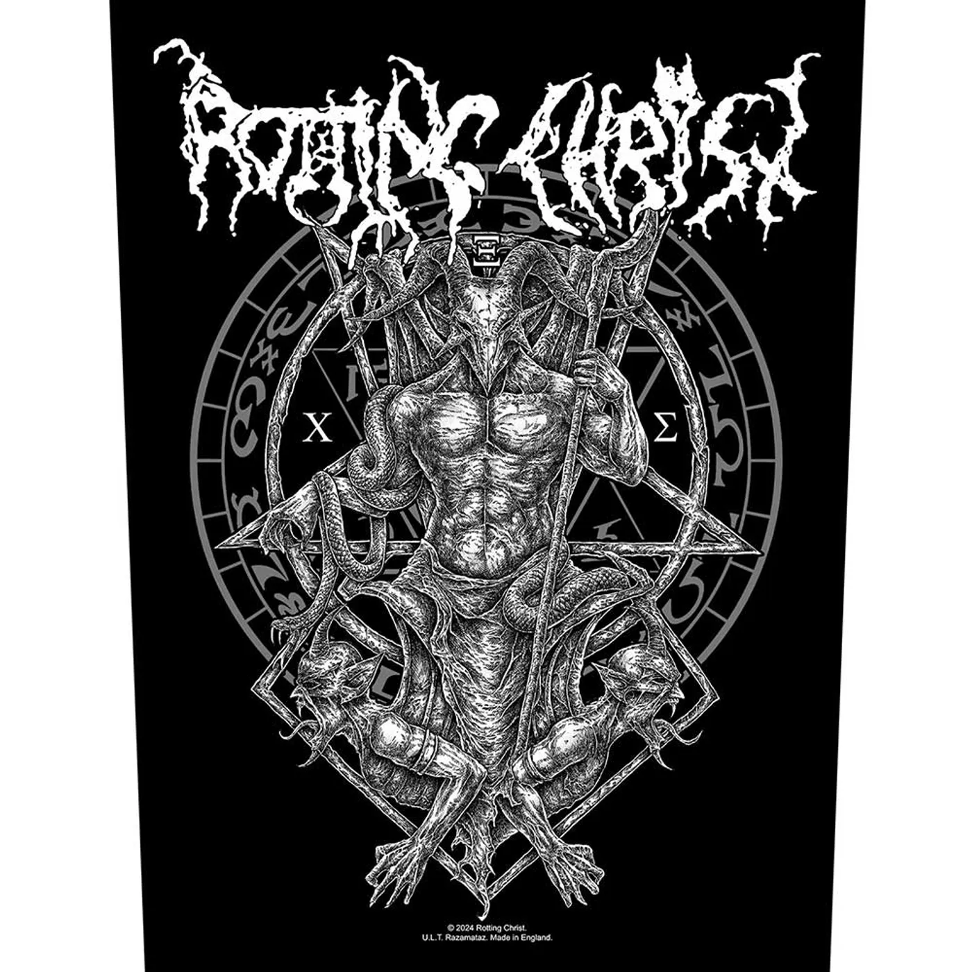 Rotting Christ Patches - Woven Sew On - Hellenic Black Metal