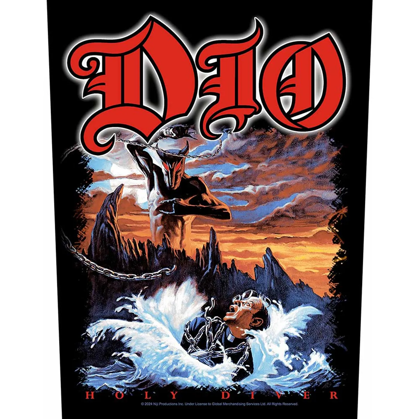 Dio Patches - Woven Sew On - Holy Diver