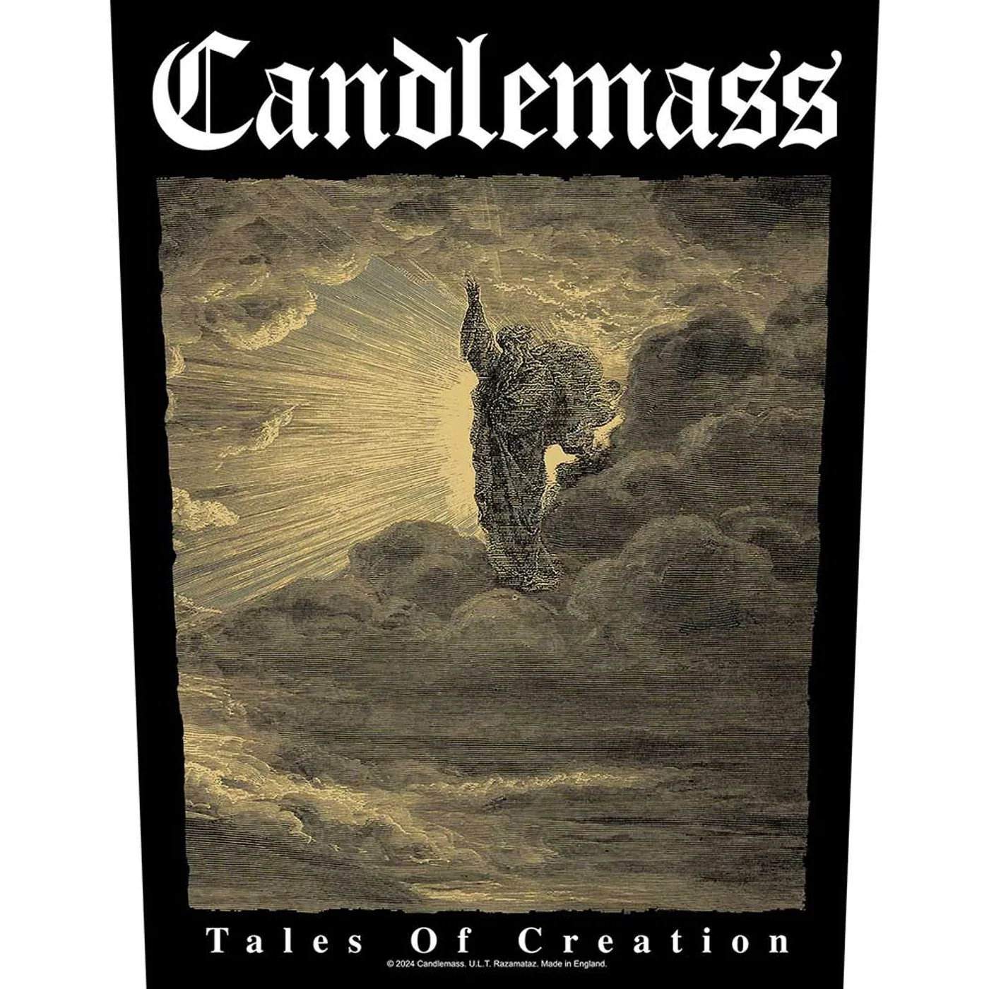 Candlemass Patches - Woven Sew On - Tales Of Creation