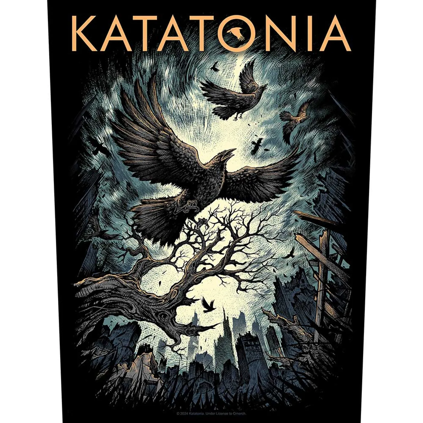 Katatonia Patches - Woven Sew On - Uncover The Skies