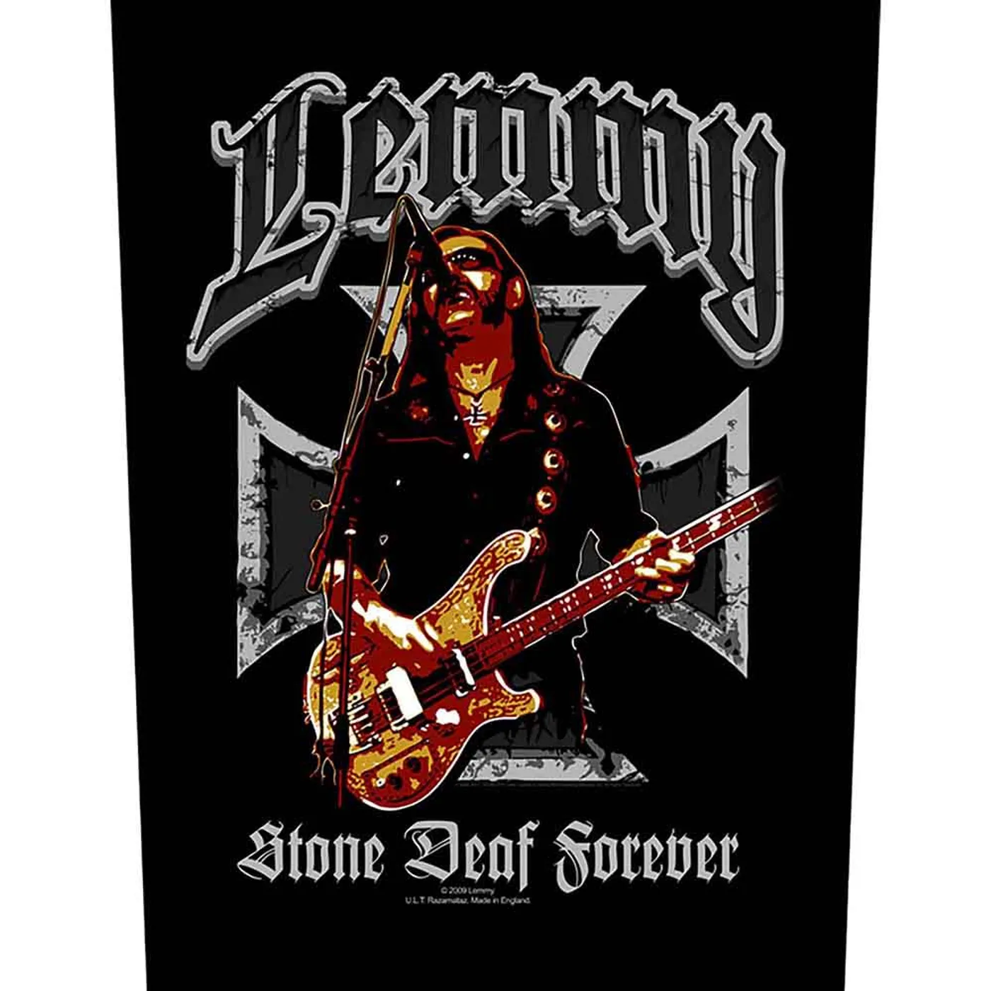 Lemmy Patches - Woven Sew On - Stone Deaf