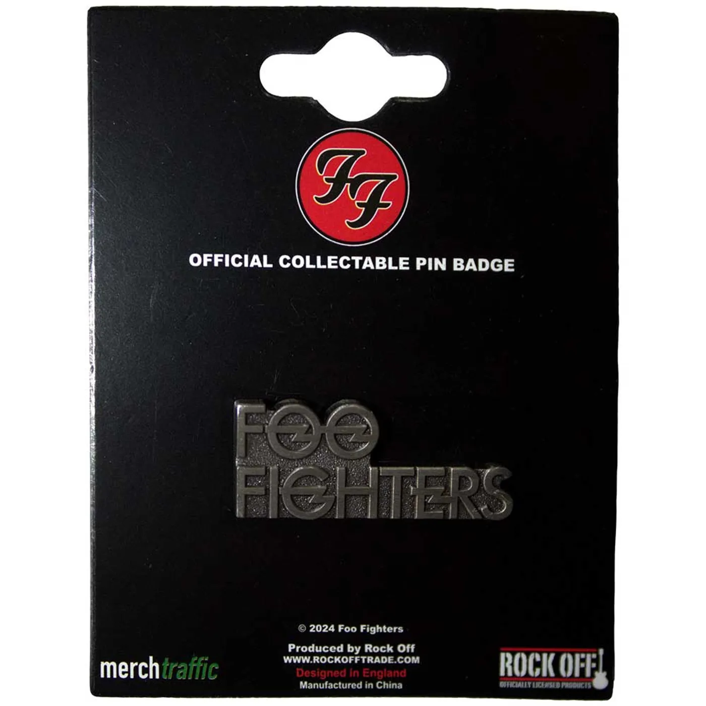 Foo Fighters Pin - Badge - Stacked Logo
