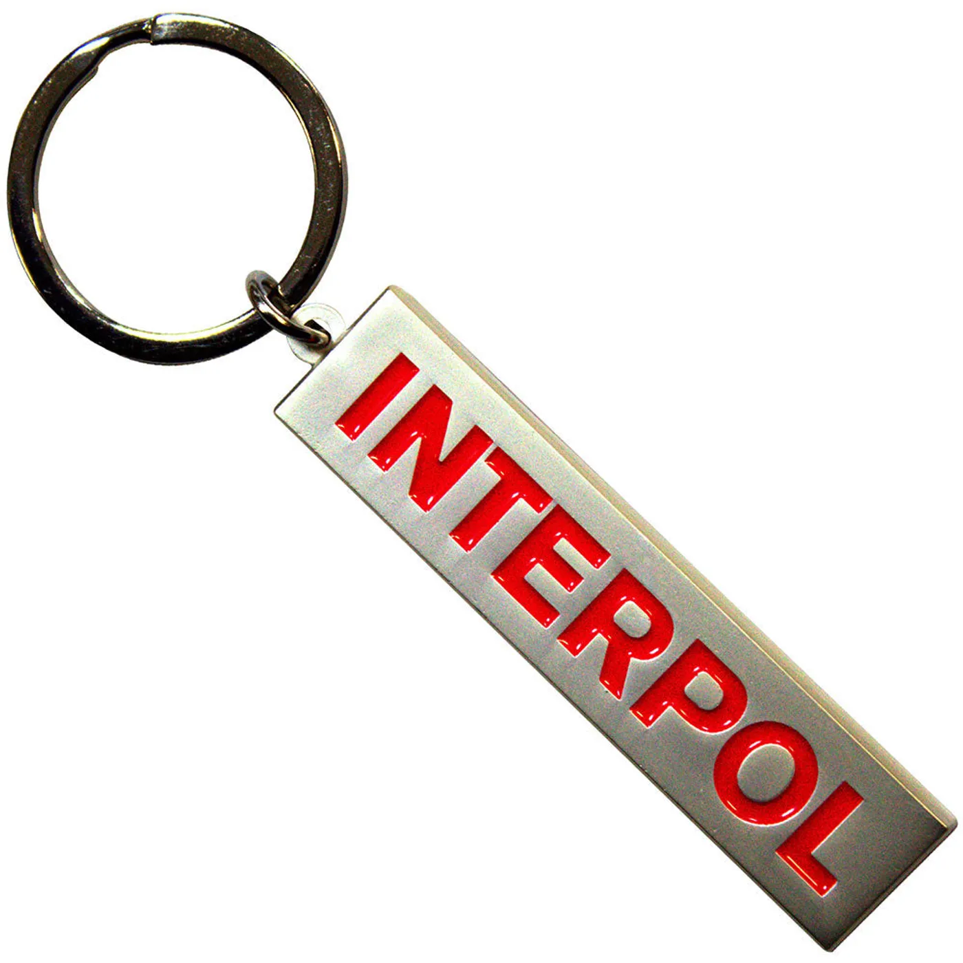 Interpol Standard Keychains - Text Logo