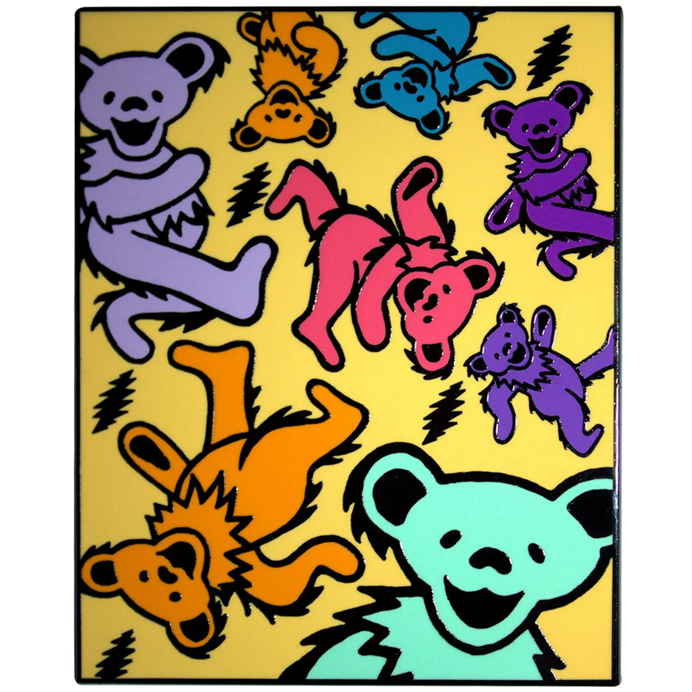 Grateful Dead Fridge Magnets - Dancing Bears & Lightning Bolts