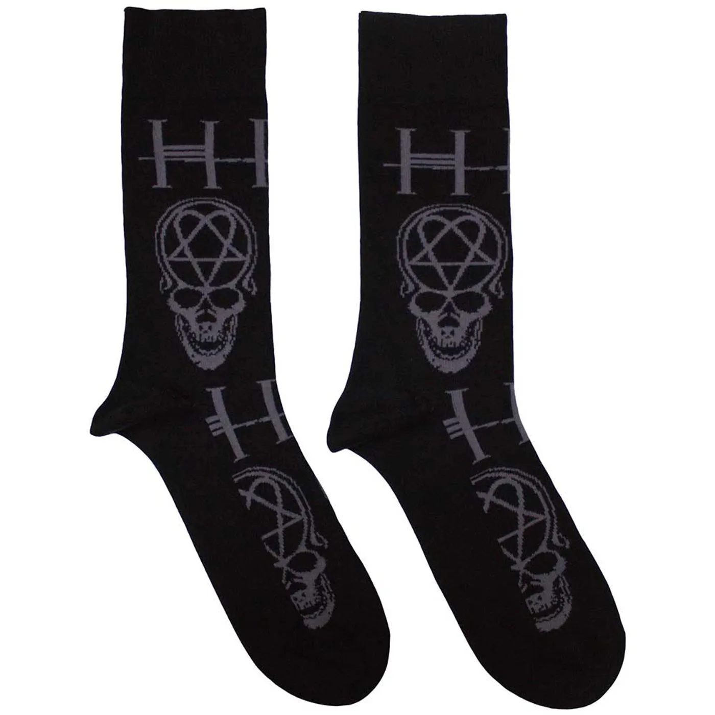 HIM Ankle Socks - Heartagram Skull