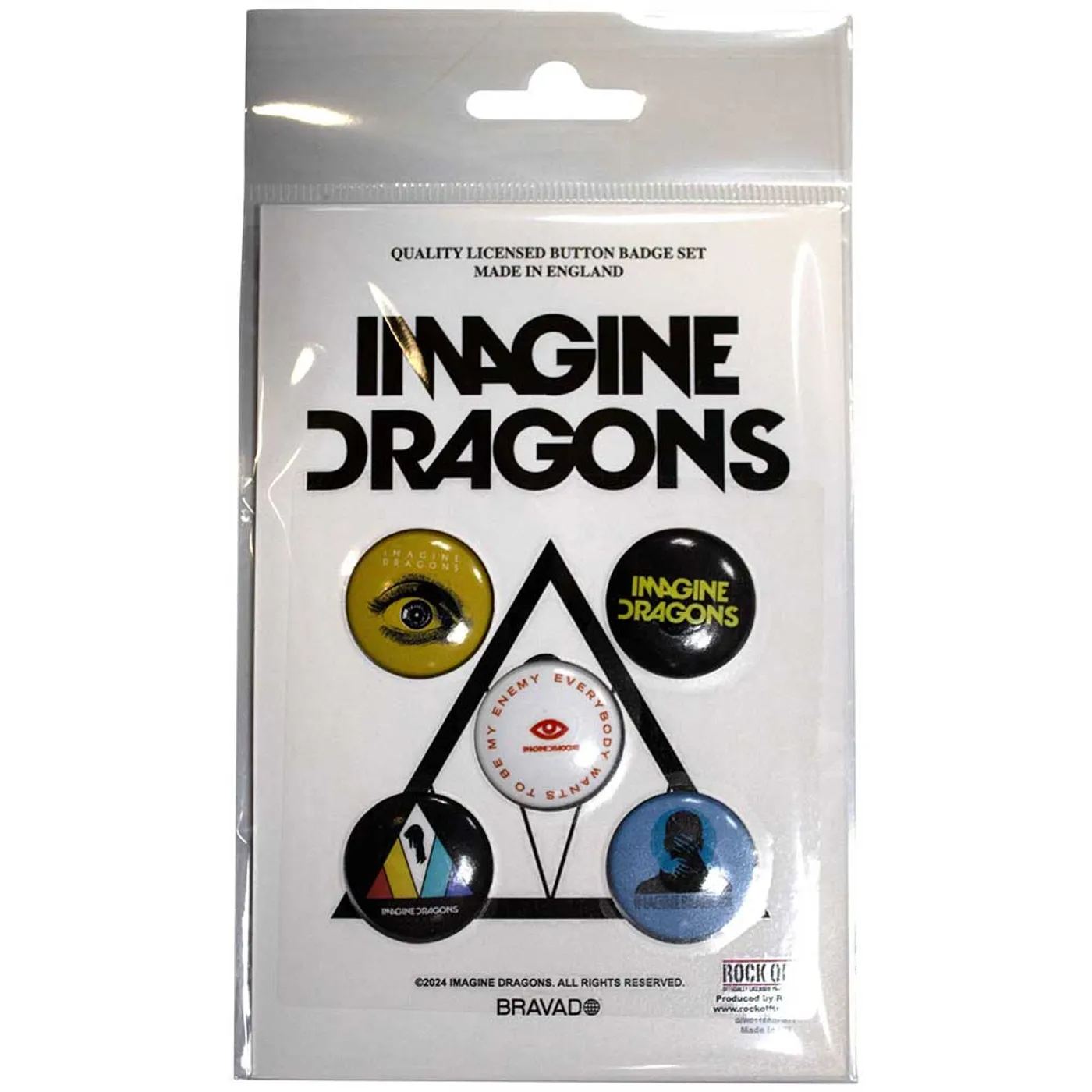 Imagine Dragons Plastic - Pin Badge - Enemy