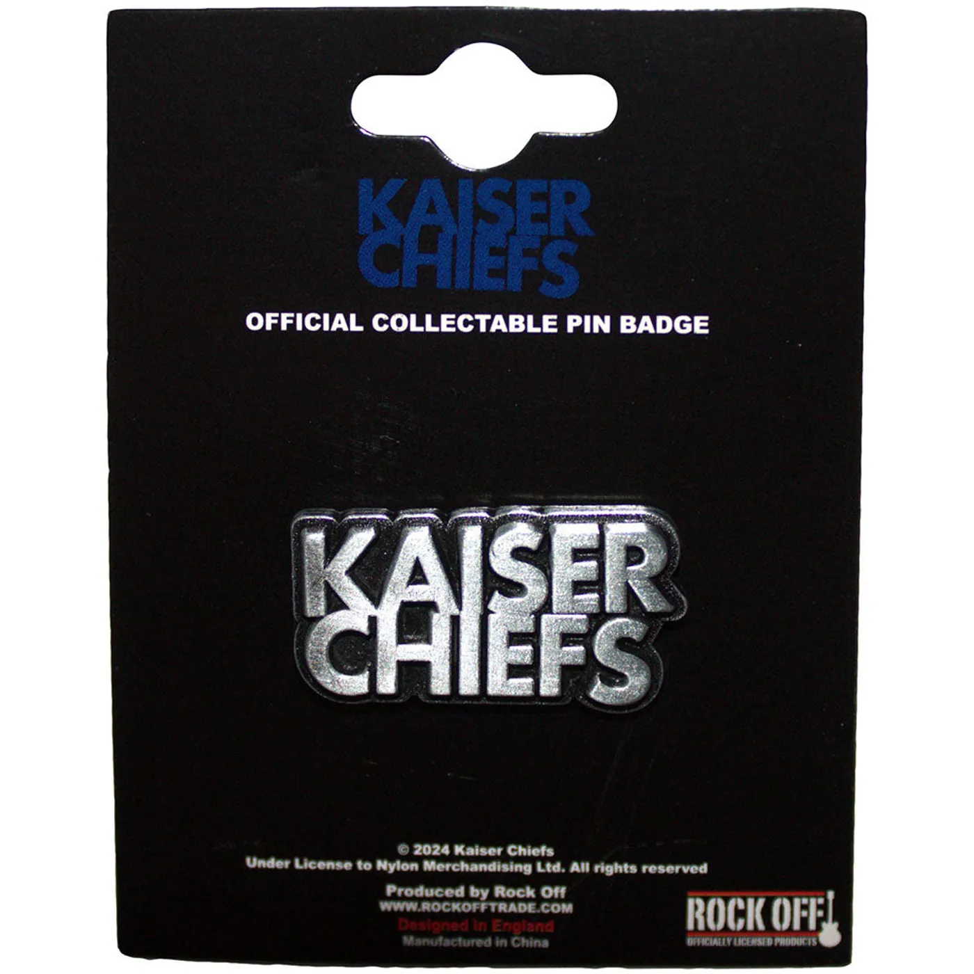 Kaiser Chiefs Pin - Badge - Skewed Logo