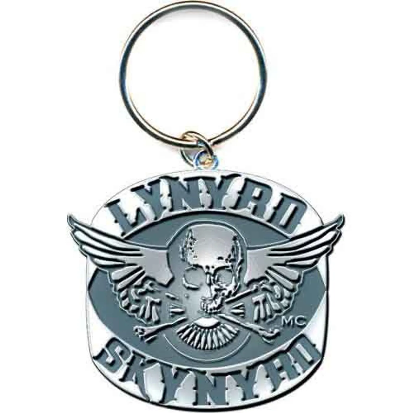 Lynyrd Skynyrd Standard Keychains - Biker Patch Logo