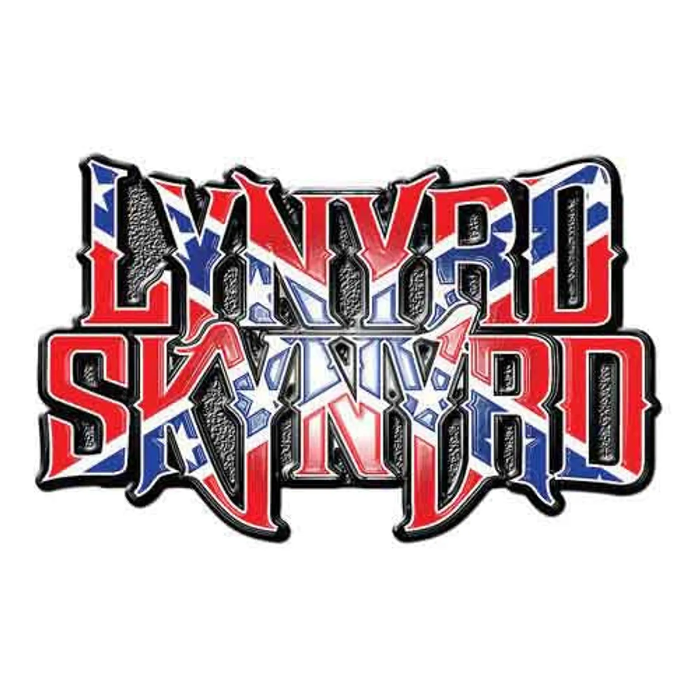Lynyrd Skynyrd Pin - Badge - Flag Logo