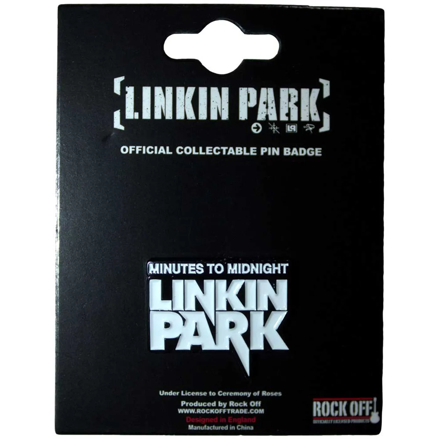 Linkin Park Pin - Badge - Minutes To Midnight