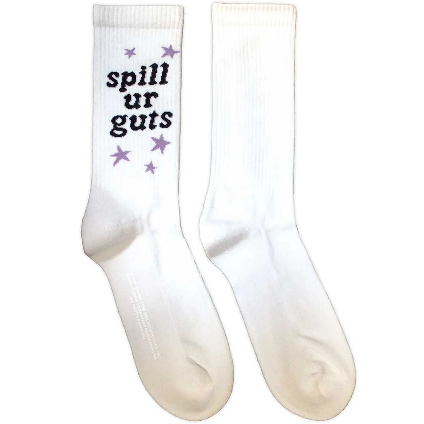 Olivia Rodrigo Terry Socks - Spill Your Guts