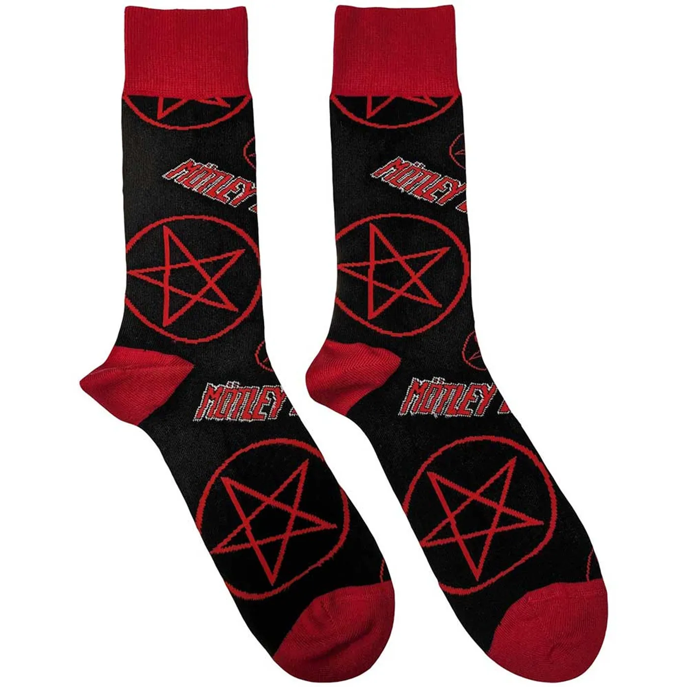 Mötley Crüe MÃ¶tley CrÃ¼e Ankle Socks - Logos & Pentagrams