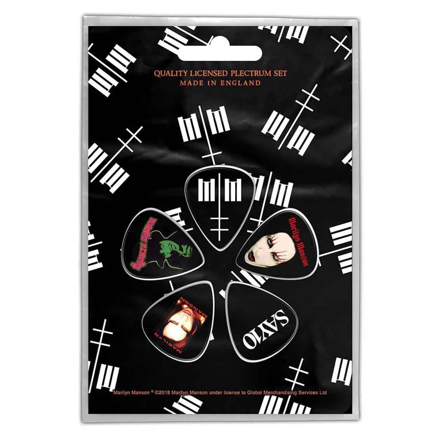 Marilyn Manson Plectrum - Multi-pack - MM