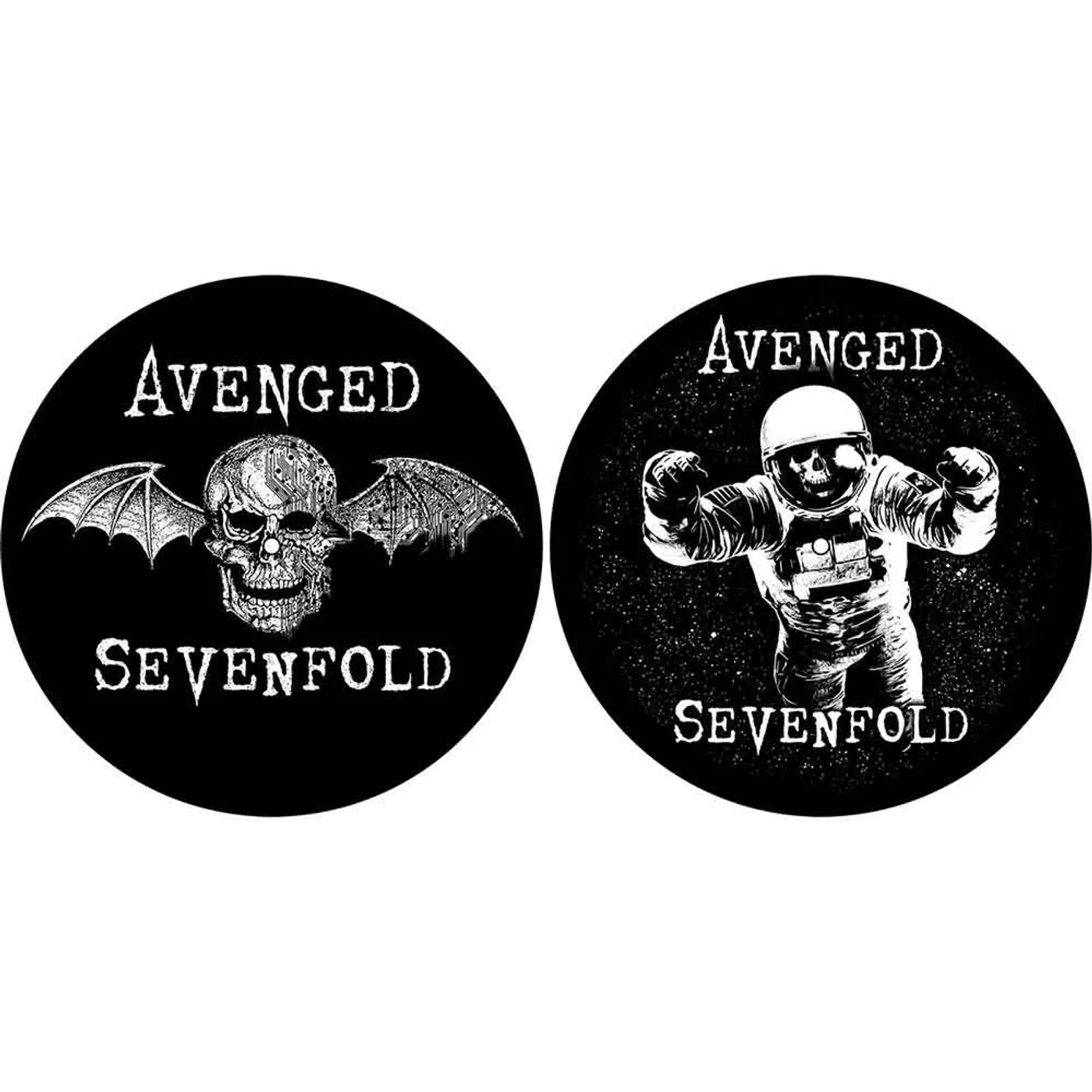 Avenged Sevenfold Slipmat 2 Pack - Death Bat / Astronaut