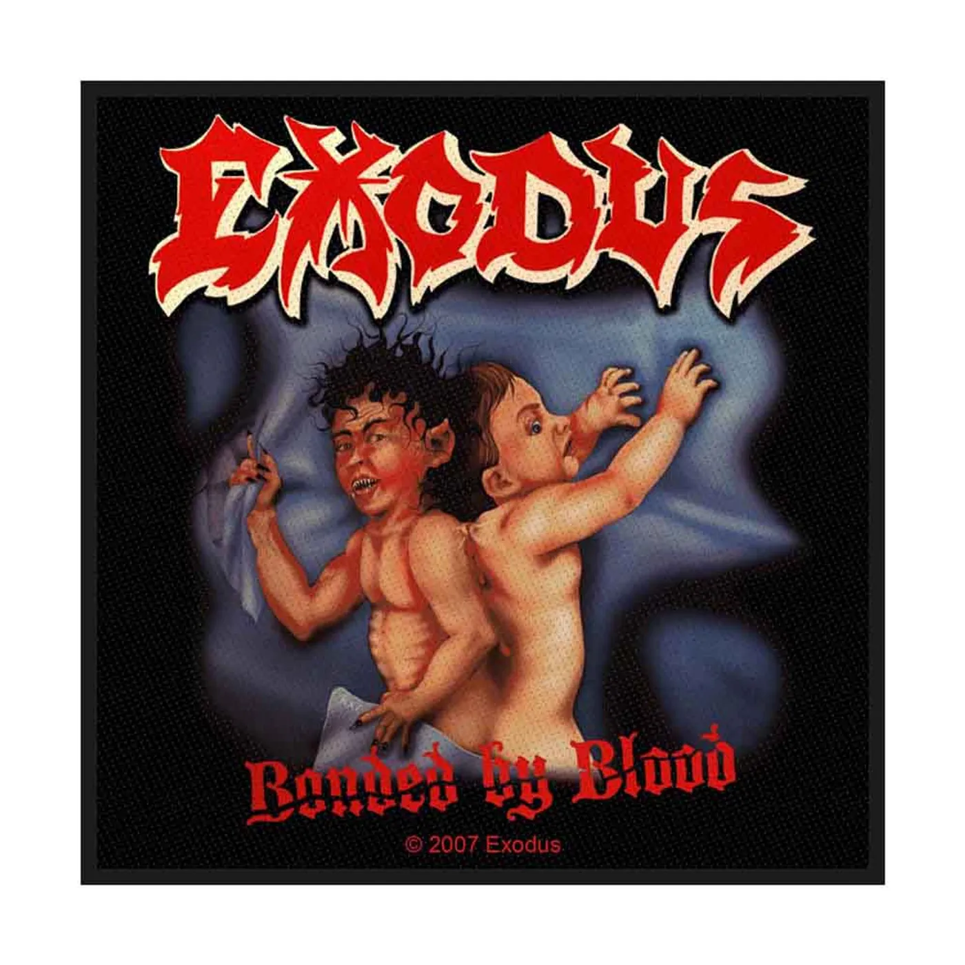 Exodus Patches - Woven Sew On - Bonded By Blood