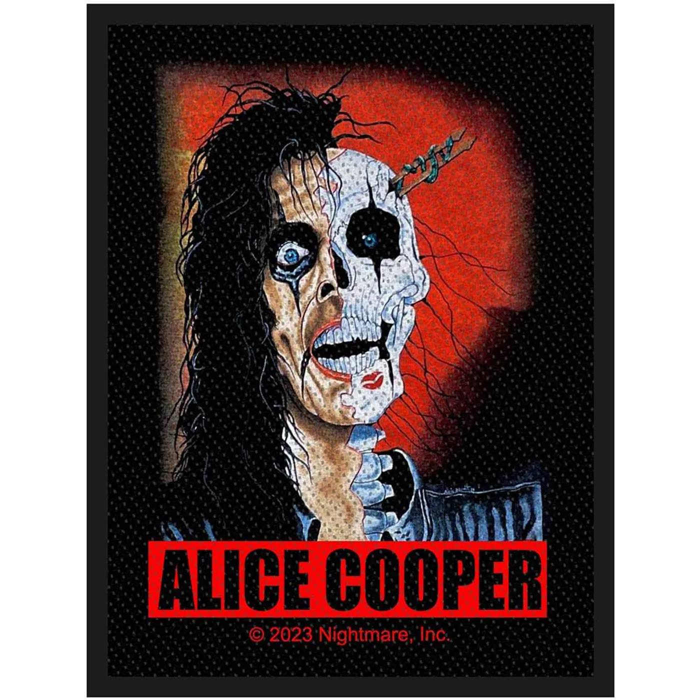 Alice Cooper Patches - Woven Sew On - Trashed