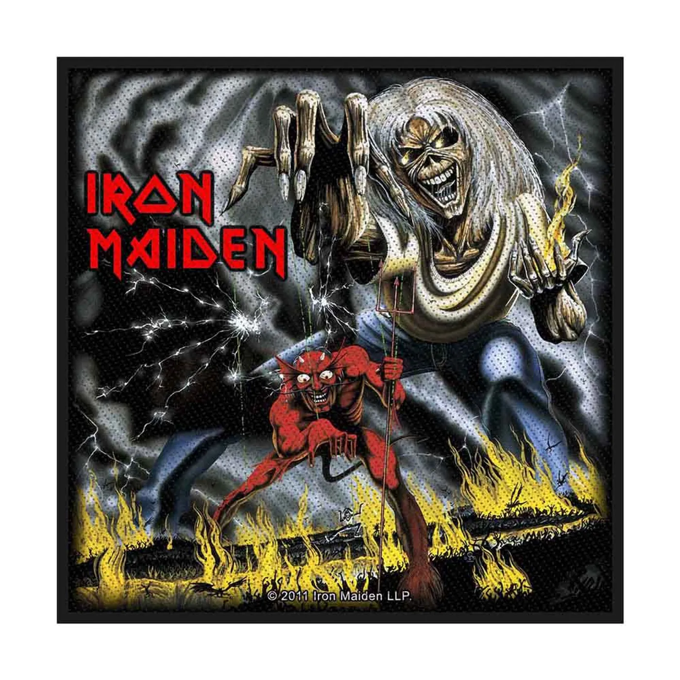 Iron Maiden Patches - Woven Sew On - Number Of The Beast