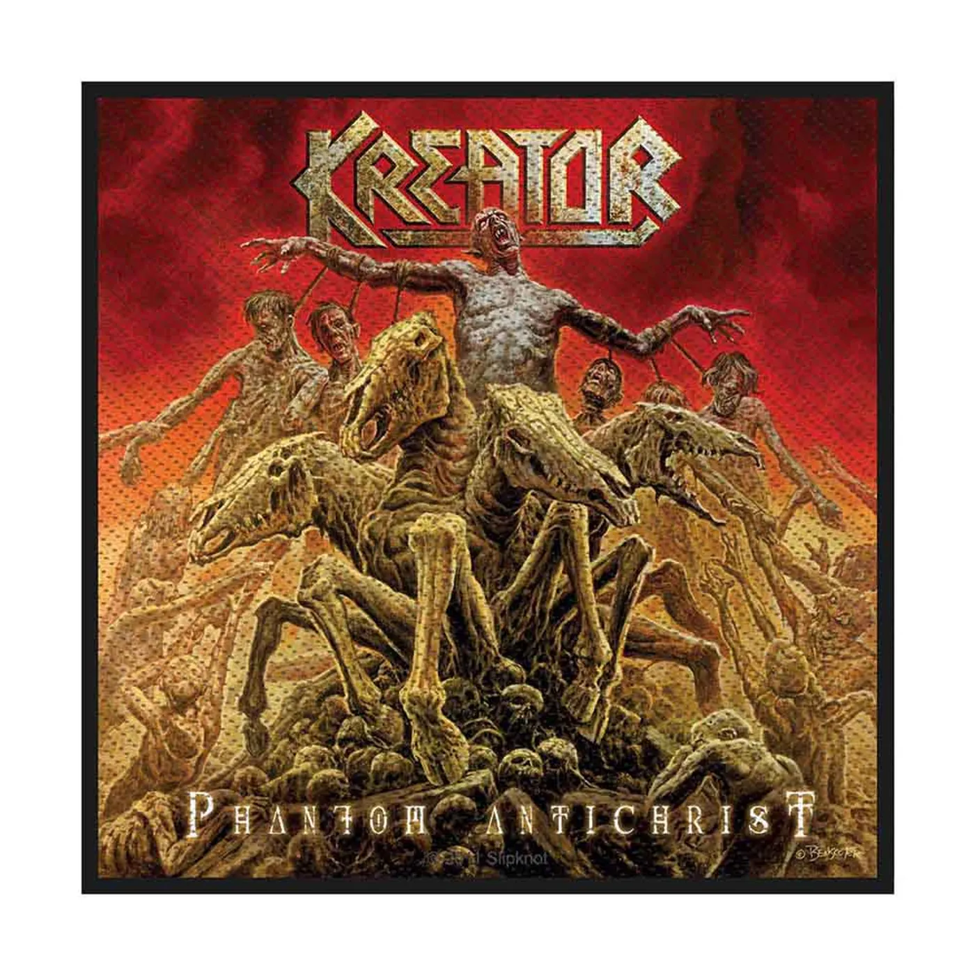 Kreator Patches - Woven Sew On - Phantom Antichrist