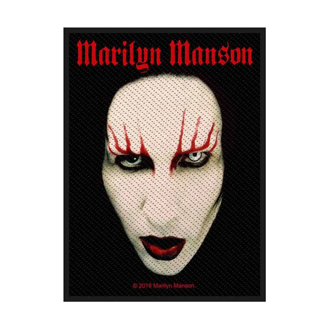 MARILYN MANSON Patches - Woven Sew On - Face