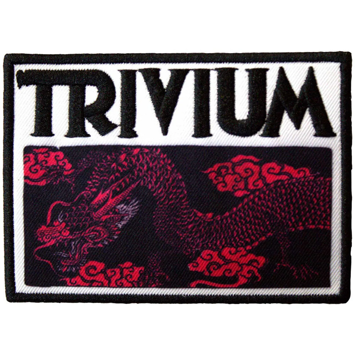 Trivium Patches - Iron On - Deadmen & Dragons Silhouette