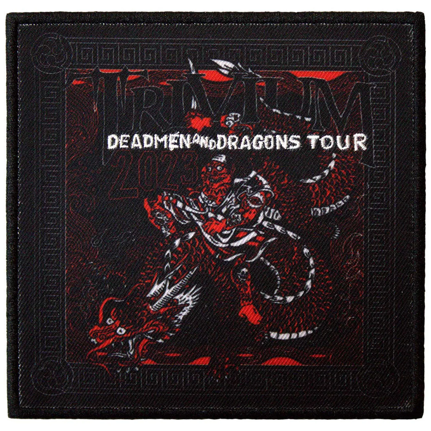 Trivium Patches - Iron On - Deadmen & Dragons Tour '23