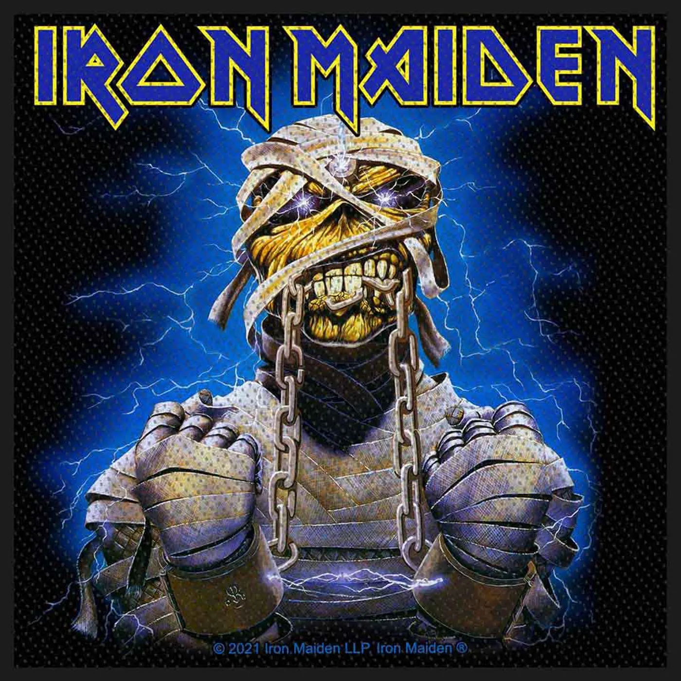 Iron Maiden Patches - Woven Sew On - Powerslave Eddie