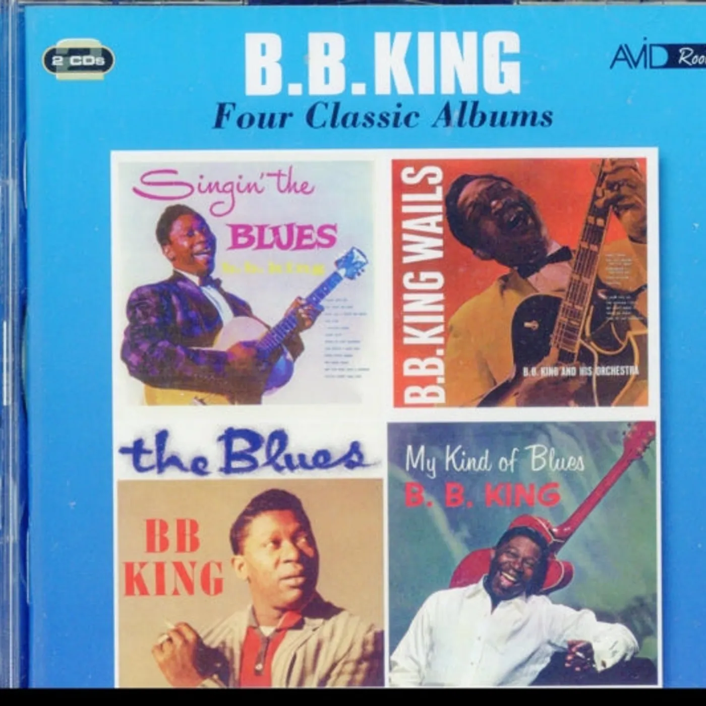 B.B. King CD - Four Classic Albums (Singin' The Blues / B.B. King Wails / The Blues / My Kind Of Blues)
