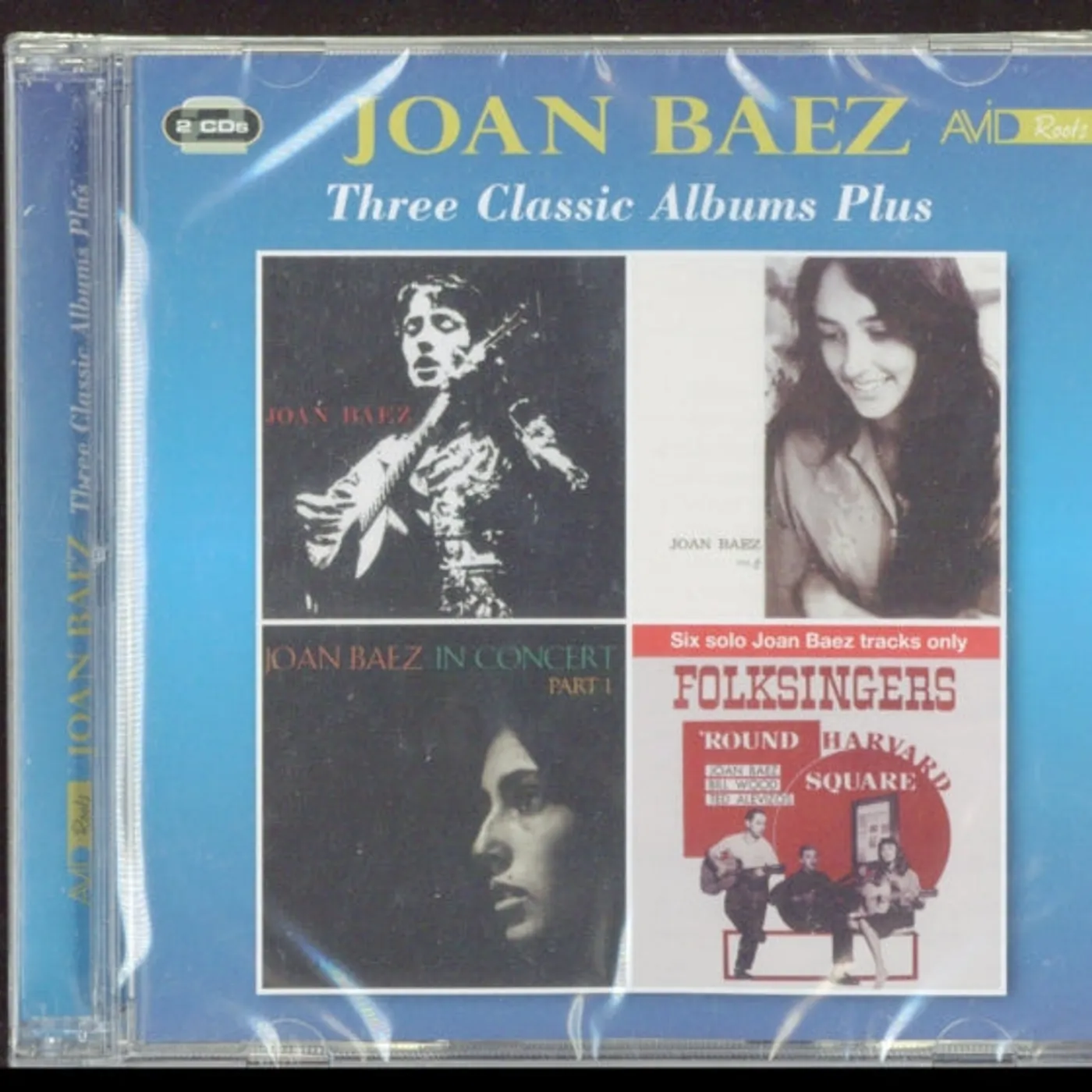 Joan Baez CD - Three Classic Albums Plus (Joan Baez / Joan Baez Vol 2 / In Concert - Part 1)