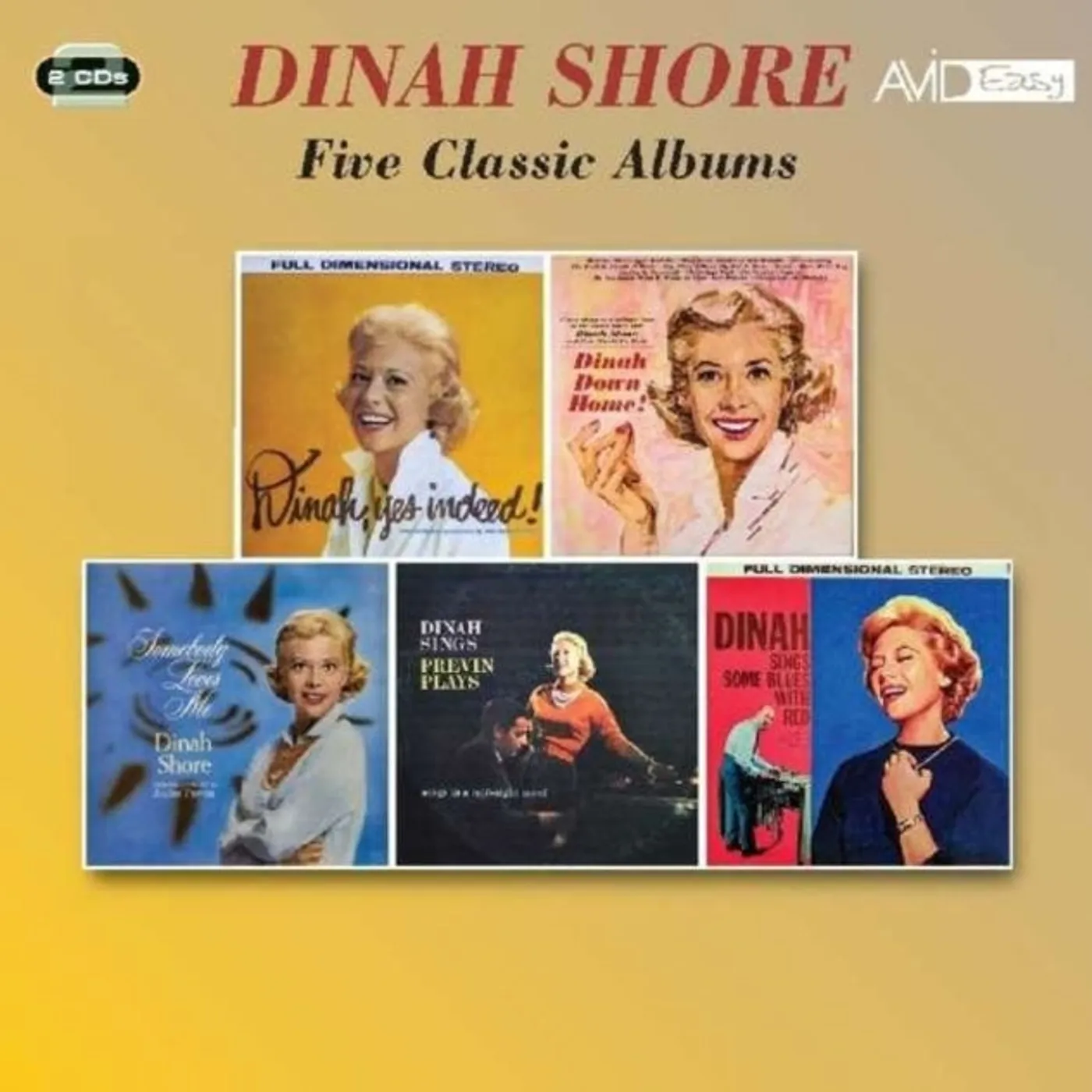 Dinah Shore CD - Five Classic Albums