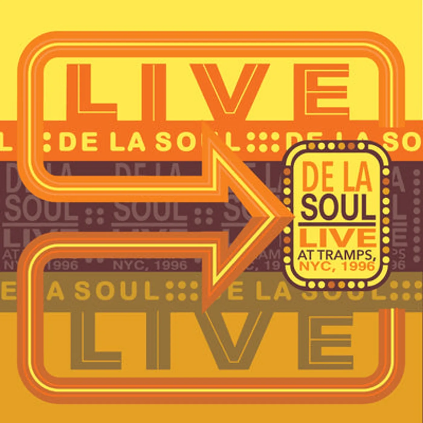 De La Soul LP - Live At Tramps. Nyc. 1996 (Tan Vinyl) (Rsd 2024)
