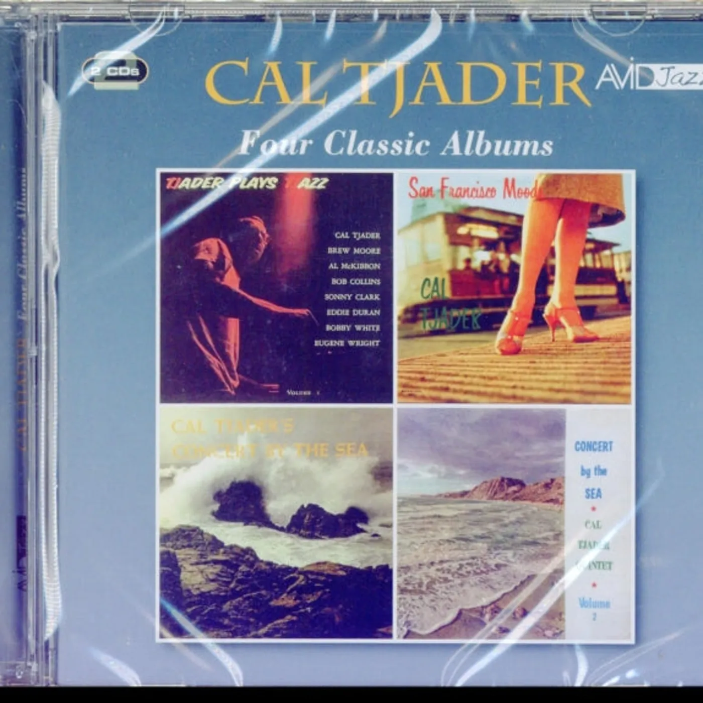 Cal Tjader CD - Four Classic Albums (Tjader Plays Tjazz / San Francisco Moods / Concert By The Sea Vol 1 / Concert By The Sea Vol 2)