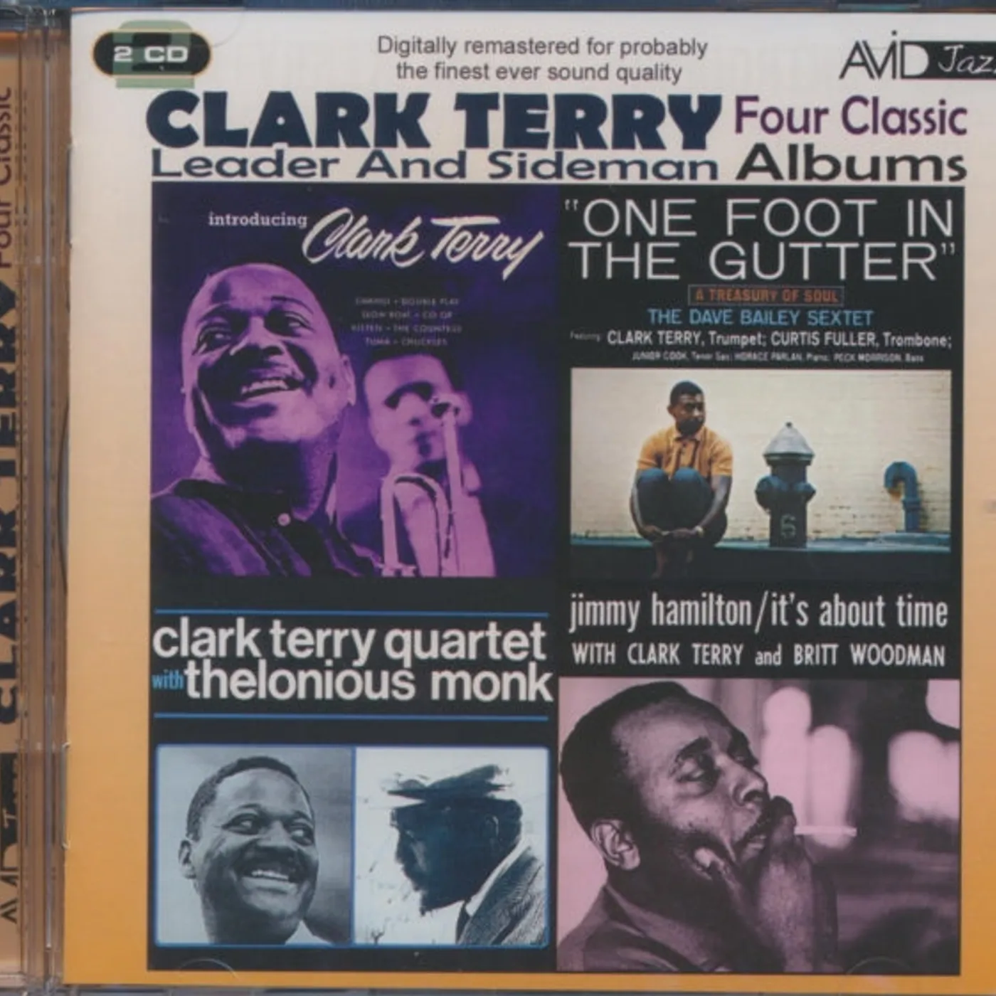 Clark Terry CD - Four Classic Albums (Introducing Clark Terry / One Foot In The Gutter / Clark Terry Quartet With Thelonious Monk / It's About Time)