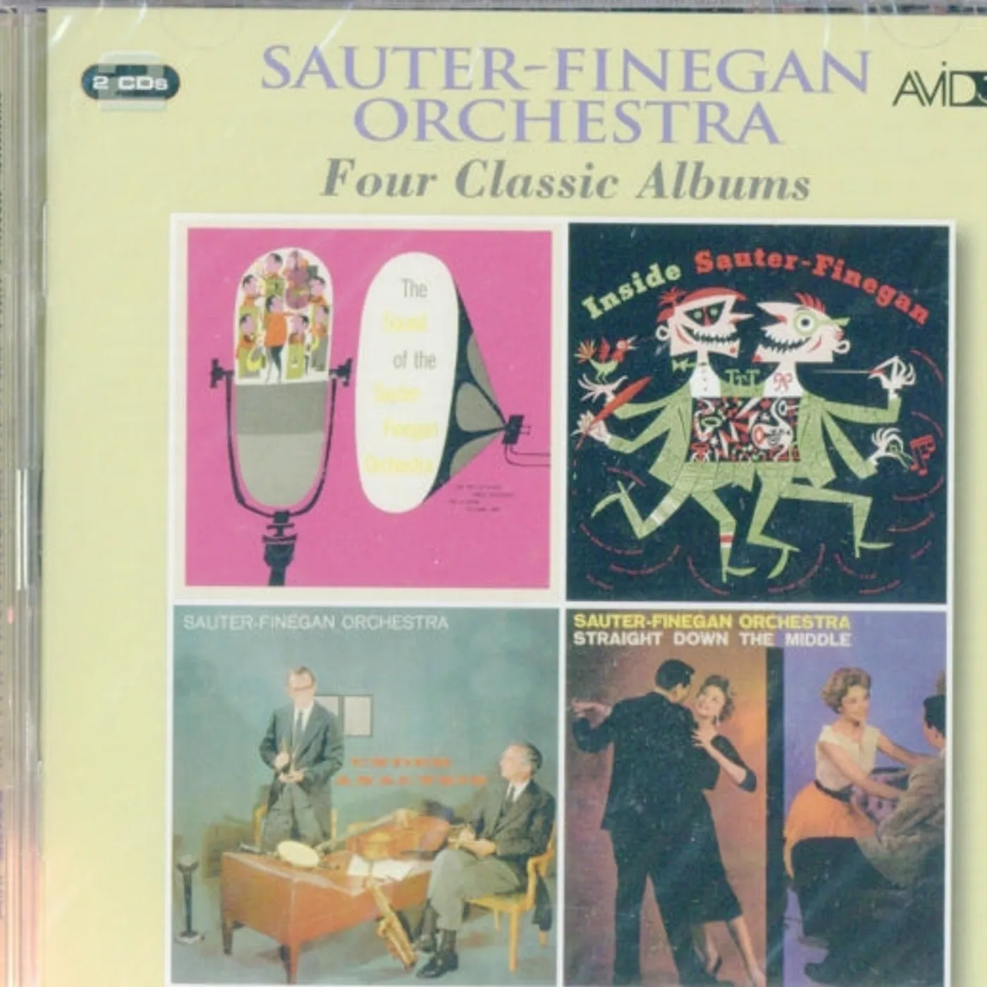 Sauter-Finegan Orchestra CD - Four Classic Albums (The Sound Of The Sauter-Finegan Orcestra / Inside Sauter-Finegan / Under Analysis / Straight Down The Middle)