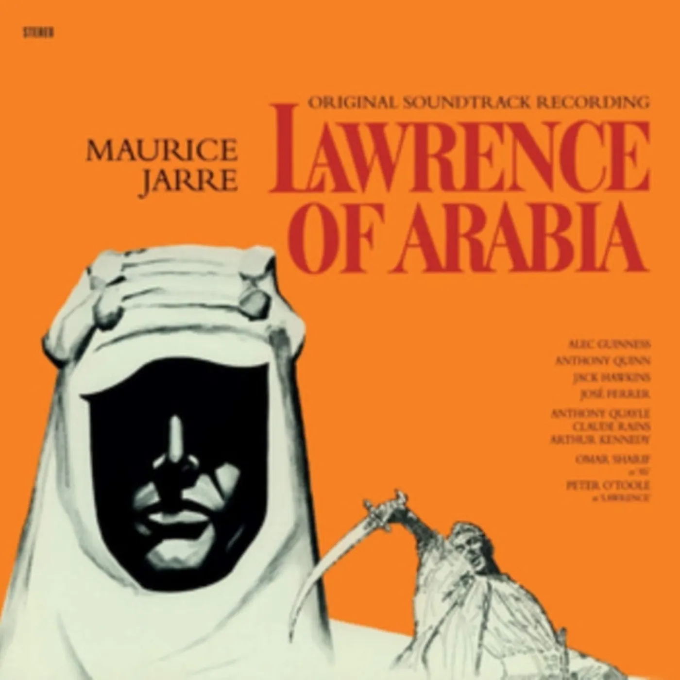 Maurice Jarre LP Vinyl Record - Lawrence Of Arabia (Limited Transparent Red Vinyl)