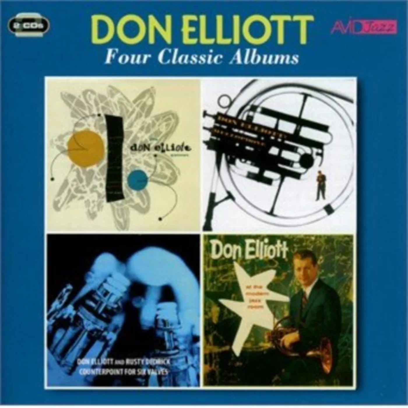 Don Elliott CD - Four Classic Albums (Don Elliott Quintet / Mellophone / Counterpoint For Six Valves / At The Modern Jazz Room)
