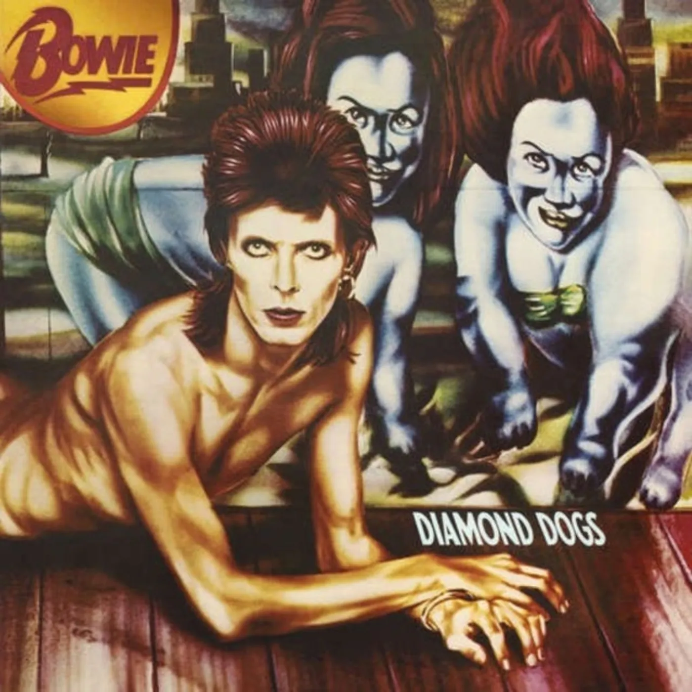 David Bowie LP Vinyl Record - Diamond Dogs