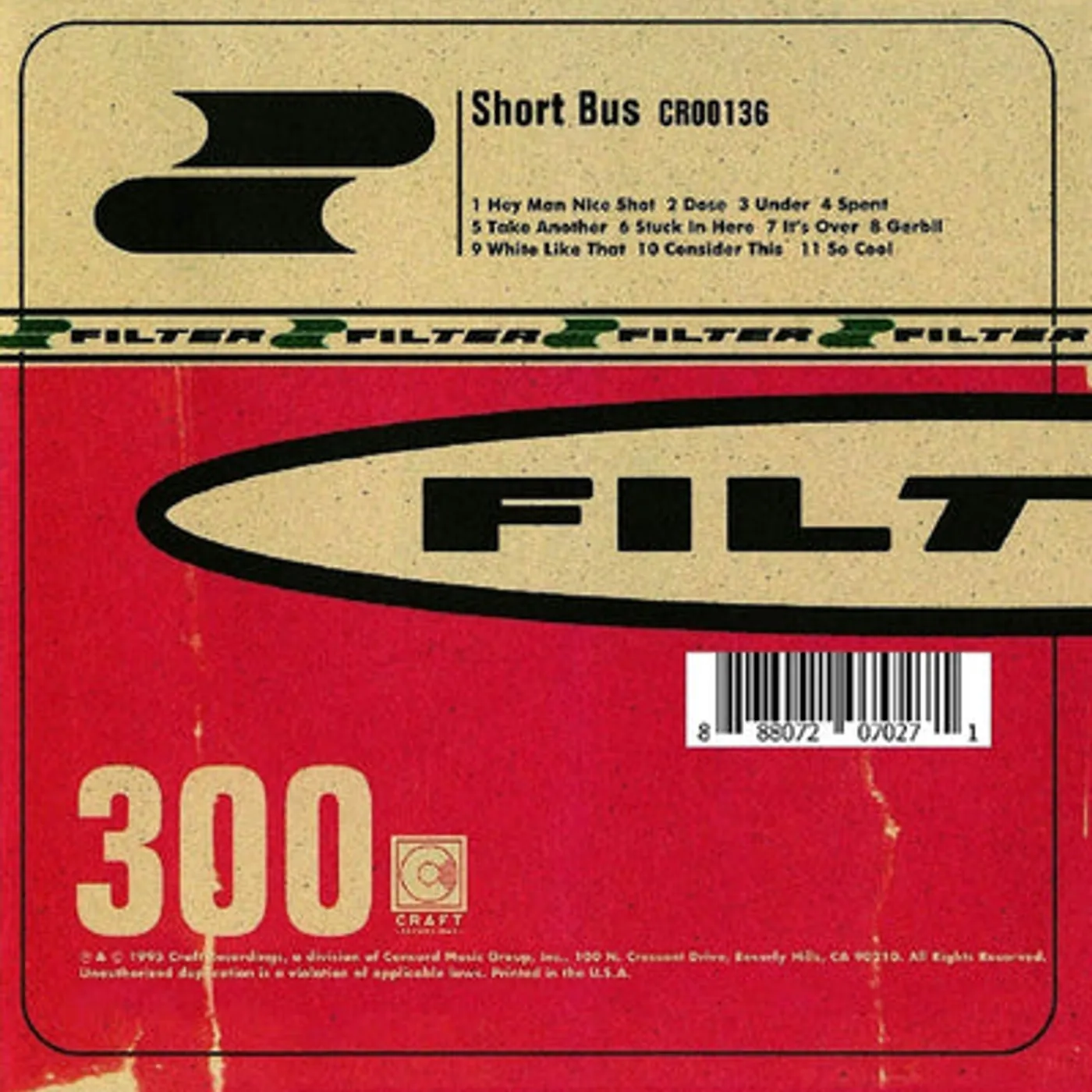 Filter LP - Short Bus (Vinyl)