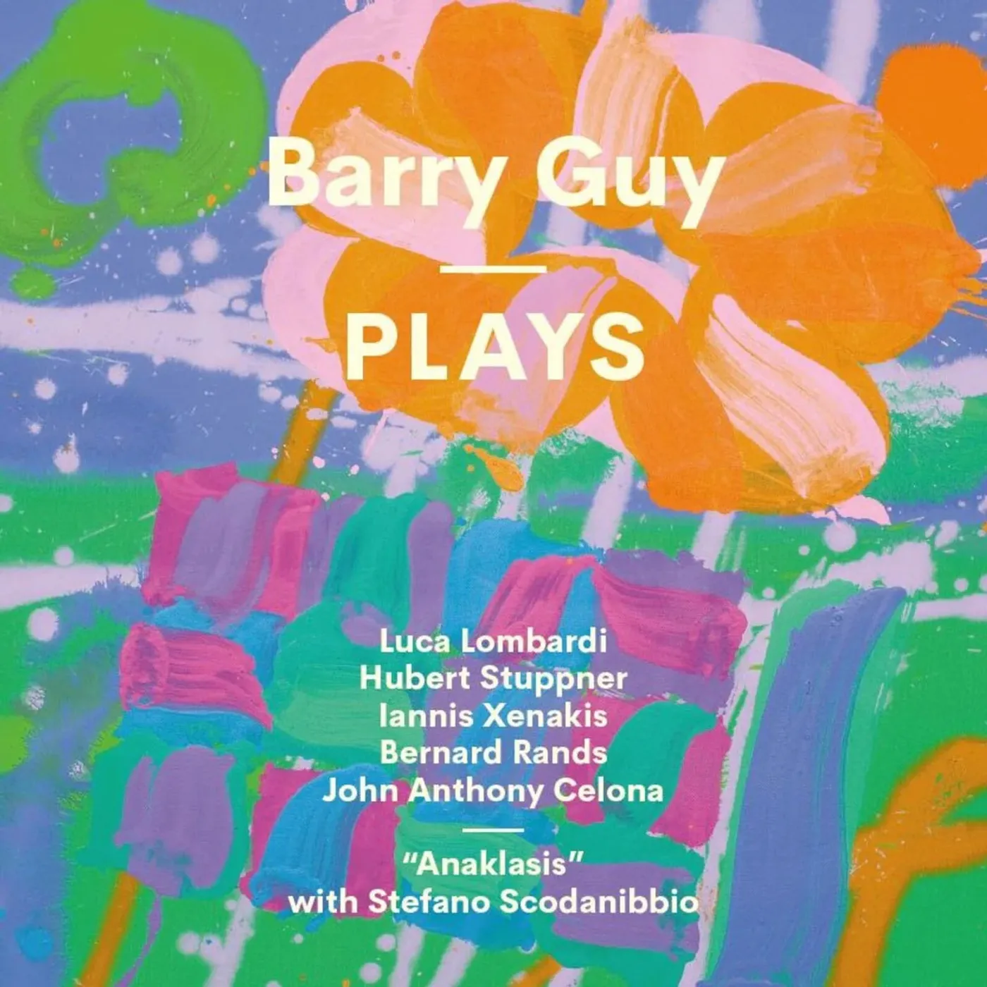 Barry Guy LP - Plays (Vinyl)