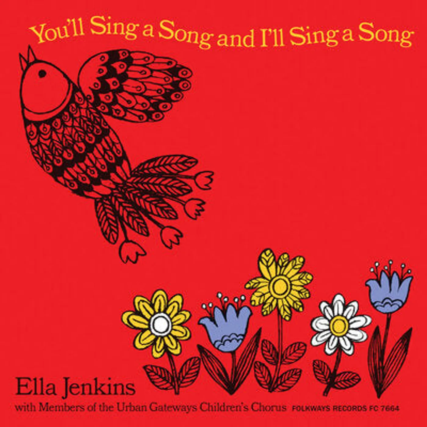 Ella Jenkins LP - Youll Sing A Song And Ill (Vinyl)