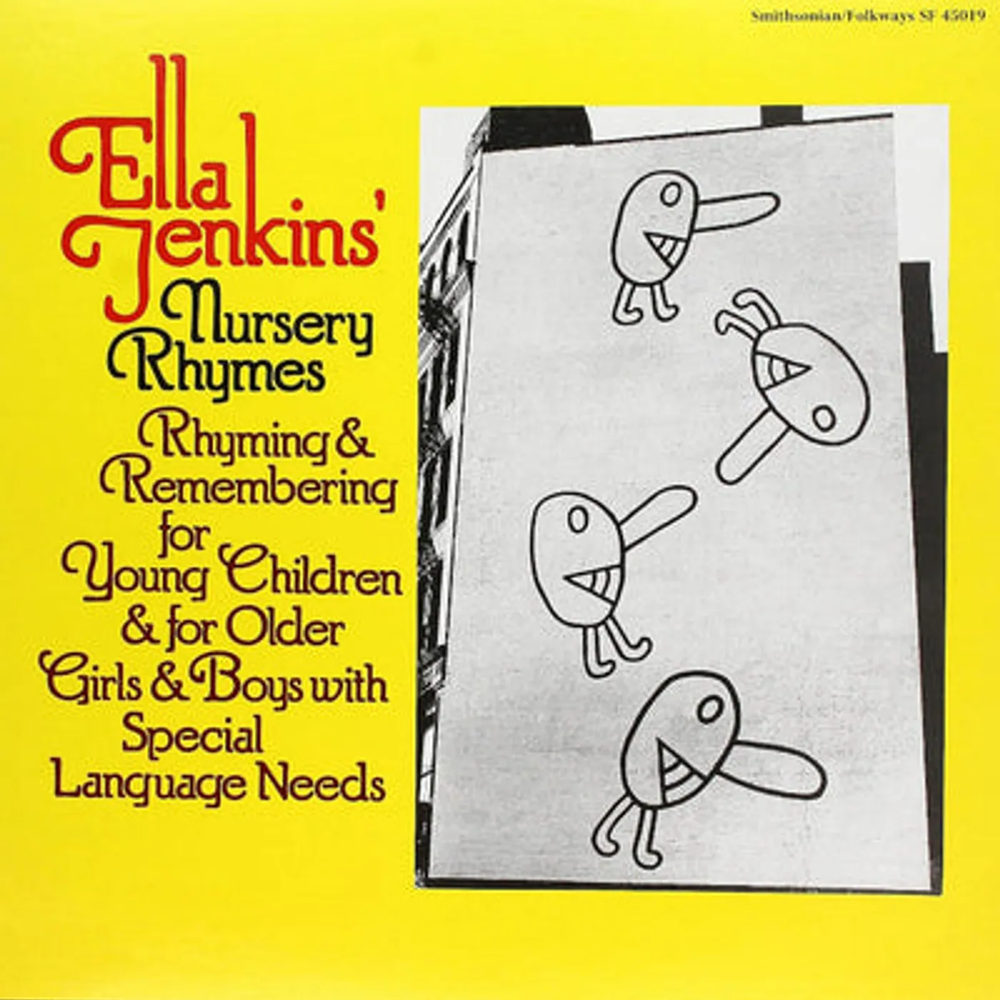Ella Jenkins LP - Nursery Rhymes Rhyming & Reme (Vinyl)