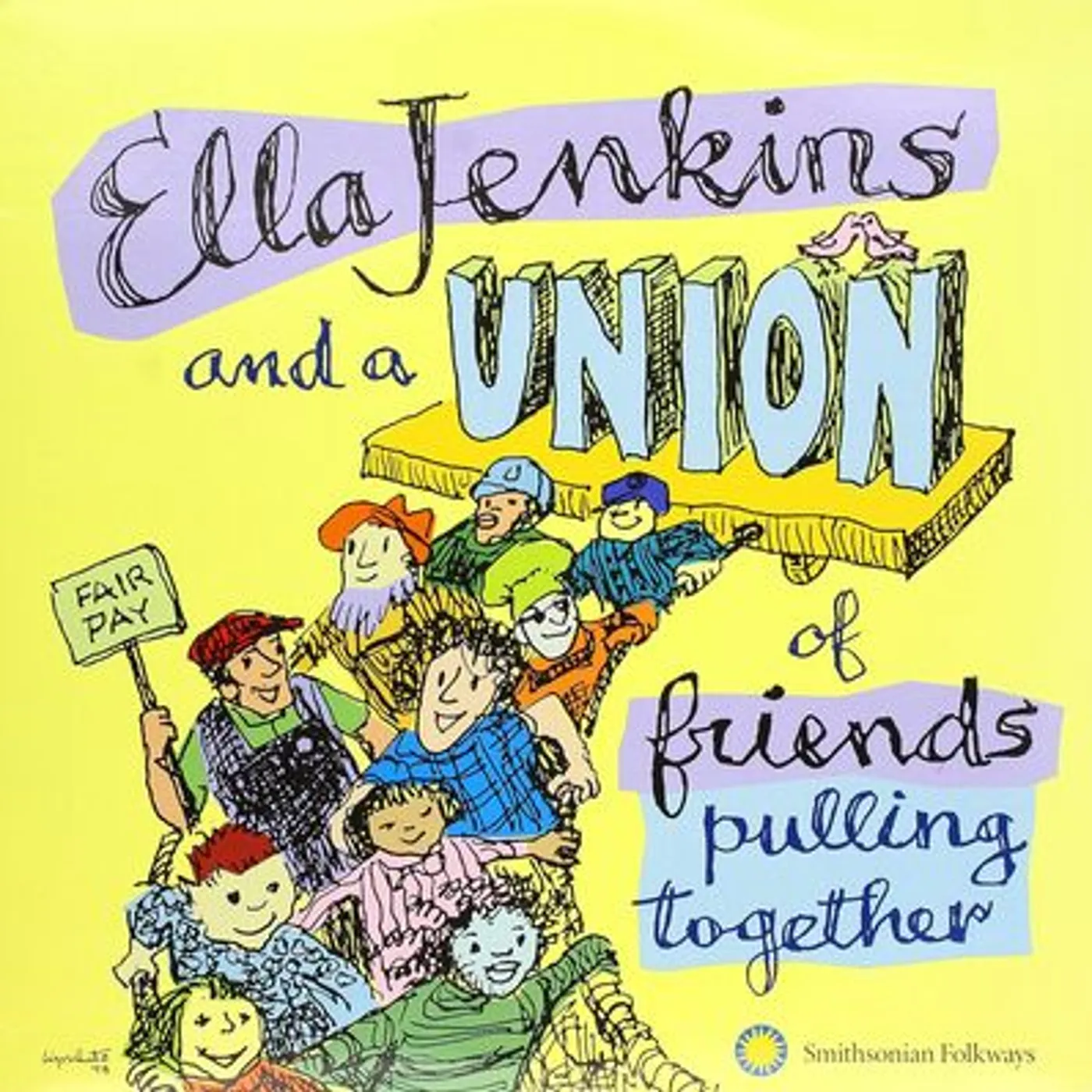 Ella Jenkins LP - Ella Jenkins And A Union Of Fr (Vinyl)