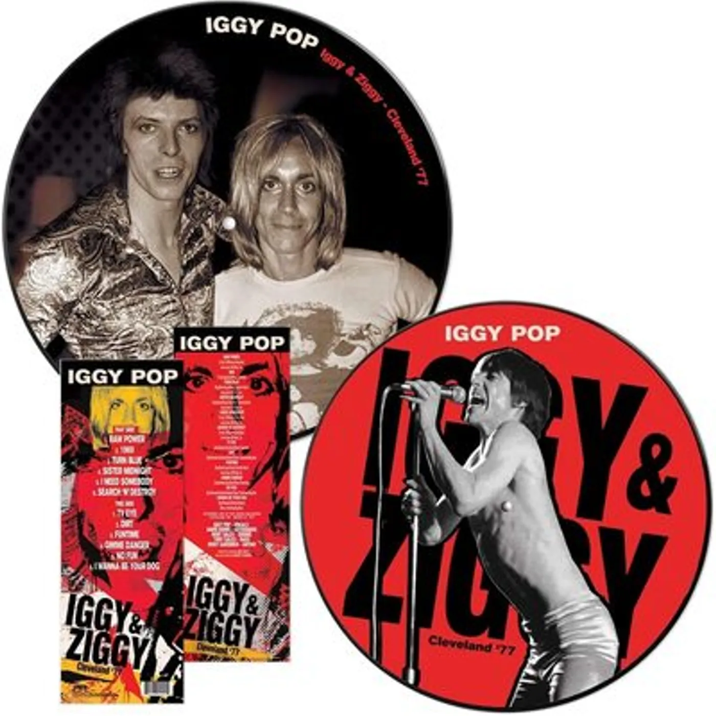 Iggy Pop LP - Iggy & Ziggy - Cleveland -77 ( (Vinyl)