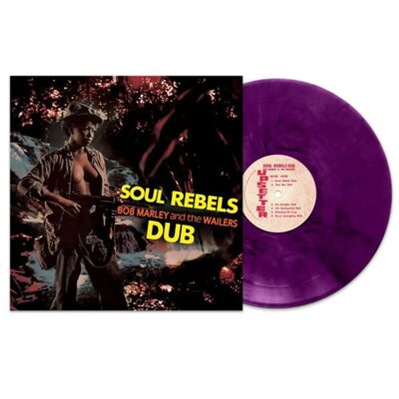 Bob Marley & The Wailers LP - Soul Rebels Dub [Purple Marble (Vinyl)