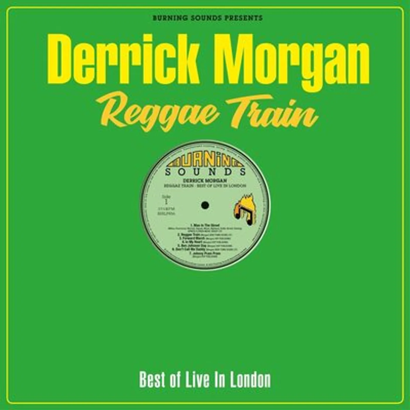Derrick Morgan LP - Reggae Train - Best Of Live In (Vinyl)