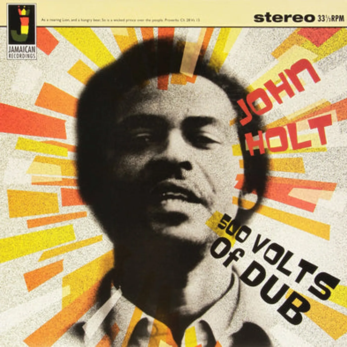 John Holt LP - 500 Volts Of Dub (Vinyl)
