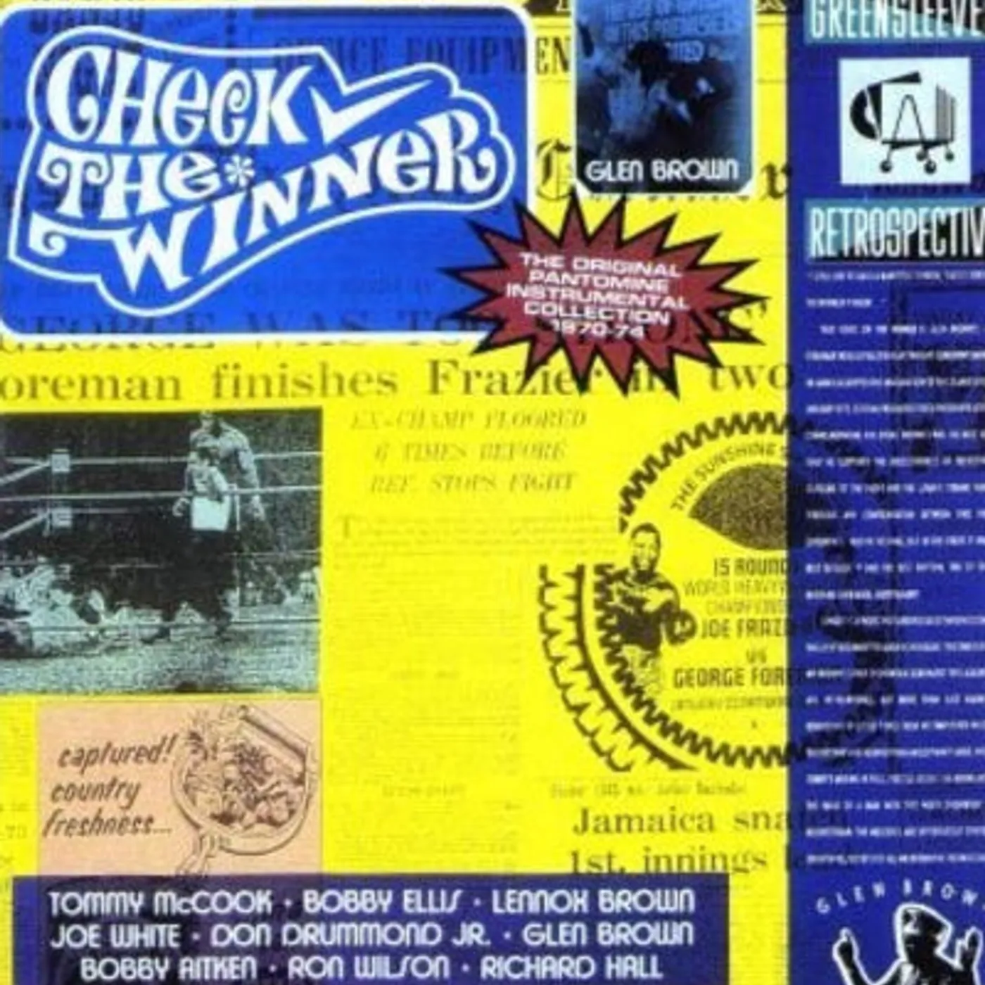 Glen Brown LP - Check The Winner (Vinyl)