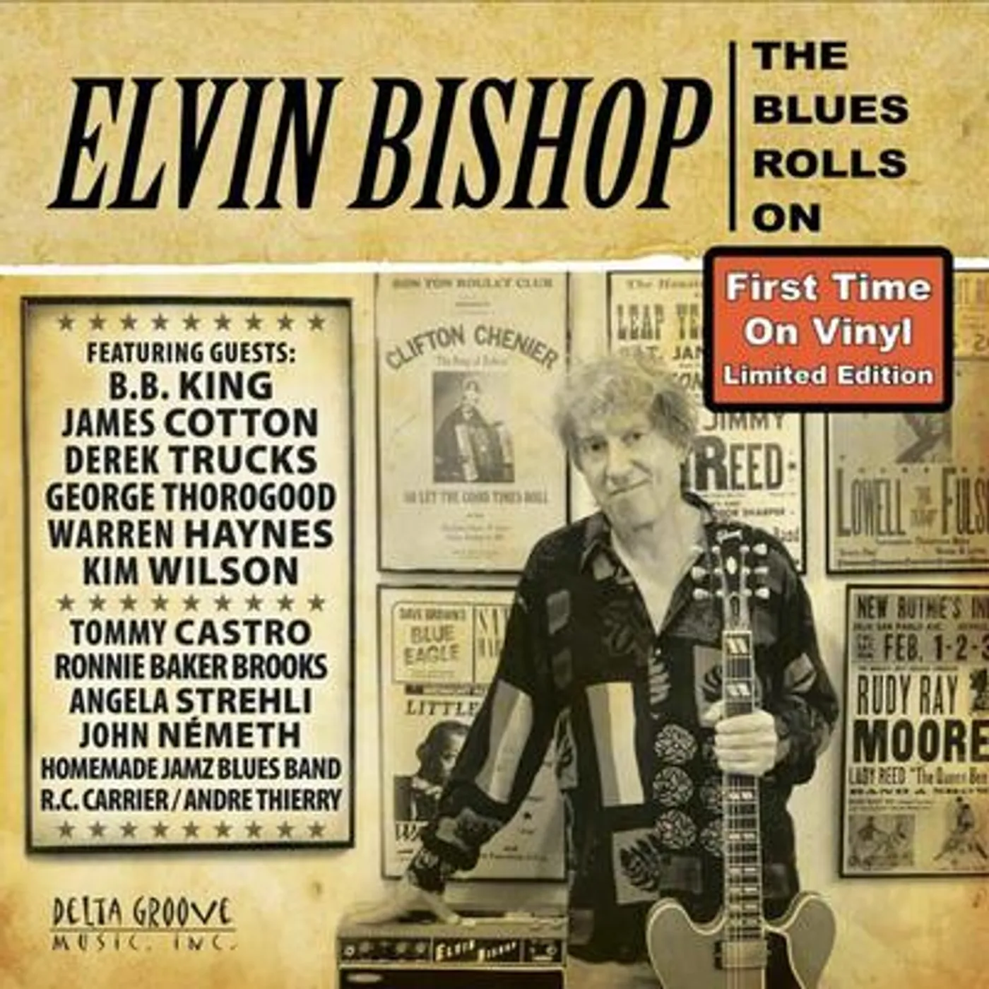 Elvin Bishop LP - The Blues Rolls On (Vinyl)