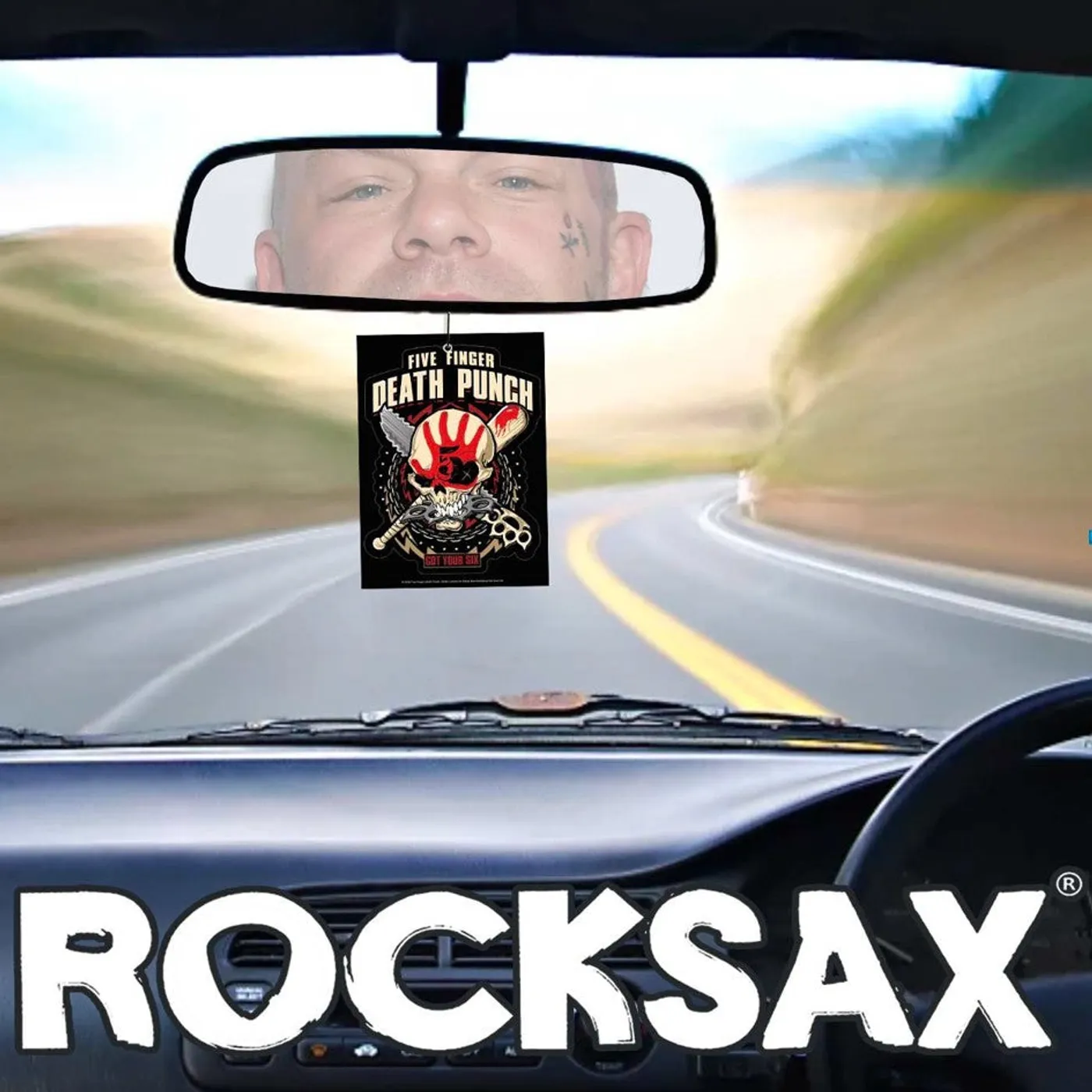 Rocksax Five Finger Death Punch Air Freshener - Got Your Six