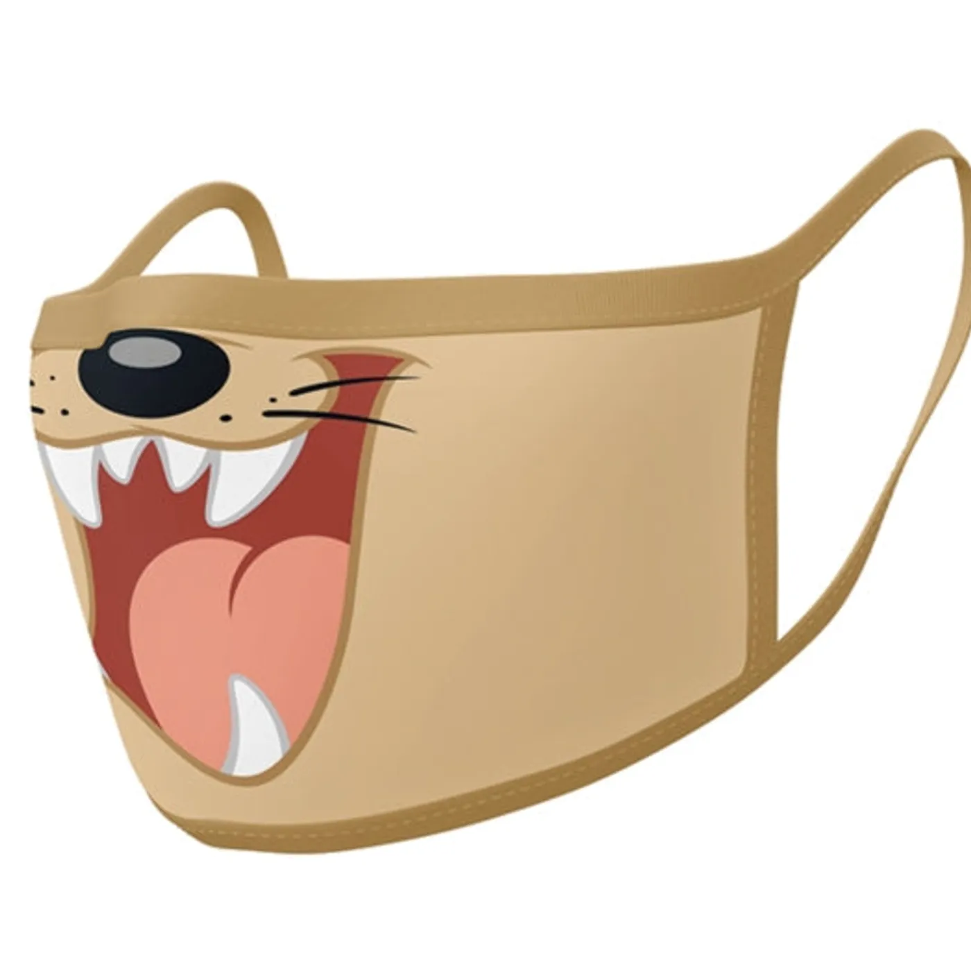 The Looney Tunes Face Covering - Looney Tunes Taz Mouth Face Covering (Pack Of 2)