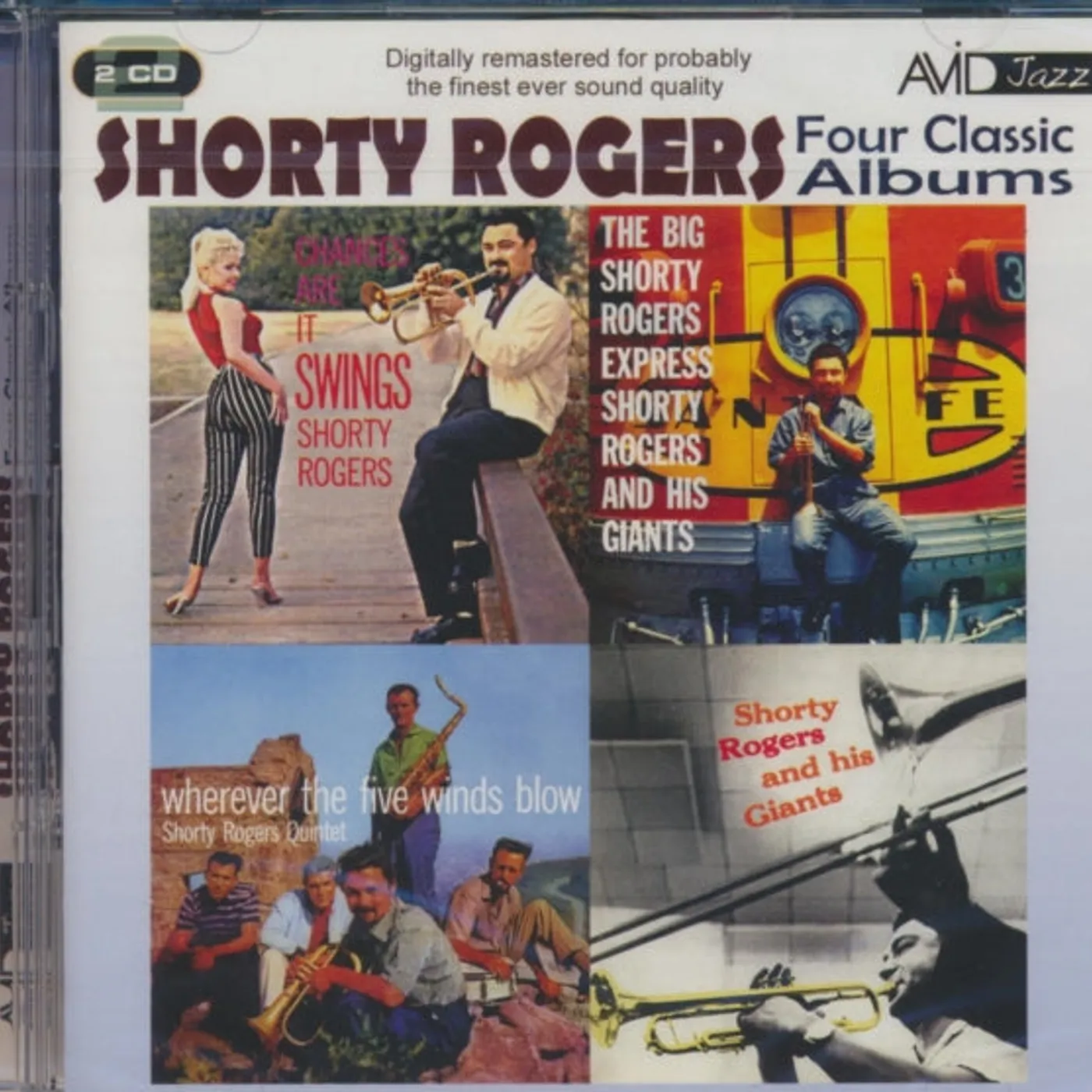 Shorty Rogers CD - Four Classic Albums (The Big Shorty Rogers Express / Shorty Rogers And His Giants / Wherever The Five Winds Blow / Chances Are It Swings)